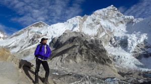 Keeping my core tight... earlier that same day. Khumbu Valley, Nepal. 